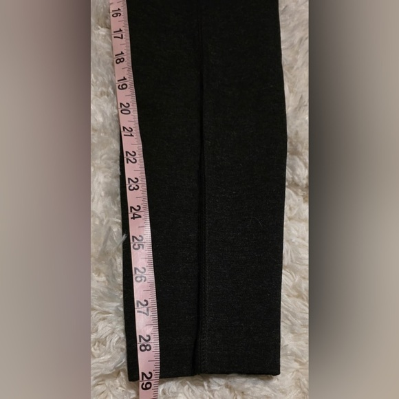 J. Crew Pixie Stretch Ponte Knit Back Pant Exposed Zipper Charcoal Gray EUC - Picture 7 of 10